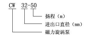 CWB型磁力驅(qū)動旋渦泵(圖1)